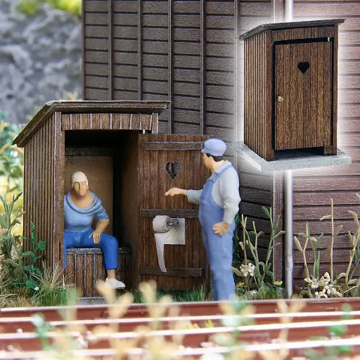 [BU10200] Une cabane toilette - Busch 10200 -  O 1/43