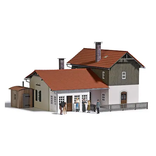 [BU10006] Gare de Rothenstadt avec cabane - Busch 10006 - O 1/43ème