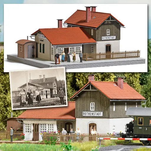 [BU1951] Gare de Rothenstadt - Busch 1951 - HO 1/87