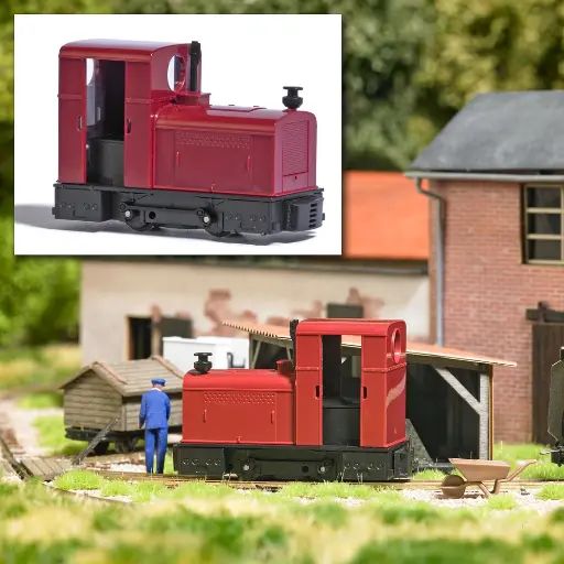 [BU12402] Locomotive diesel Deutz OMZ 122F non motorisée - Busch 12402 - HO 1/87