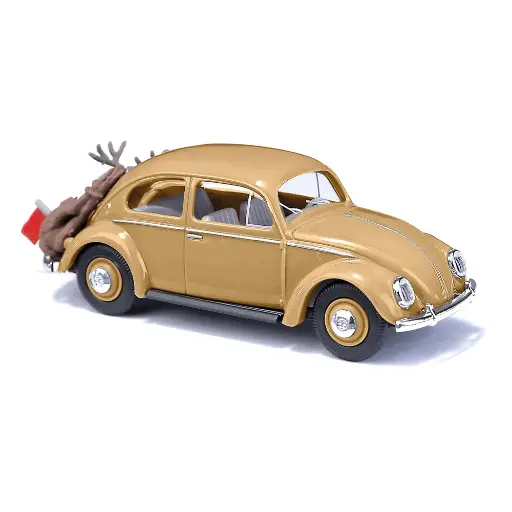 [BU52966] VW Coccinelle avec Cerf - Busch 52966 - HO 1/87