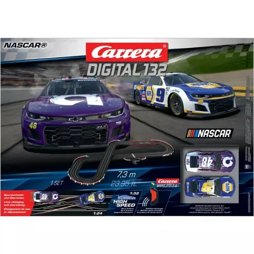 [CA30042] Coffret NASCAR - Carrera DIGITAL 132 30042 - 1/24 / I 1/32 - Digital
