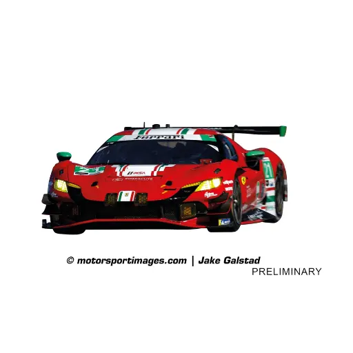 [CA27762] Voiture analogique Ferrari 296 GT3 - Carrera CA27762 - 1/32