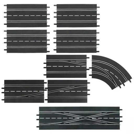 [CA30367] Pack de 10 voies - Kit d'extension - Carrera Digital 30367 - 1/24