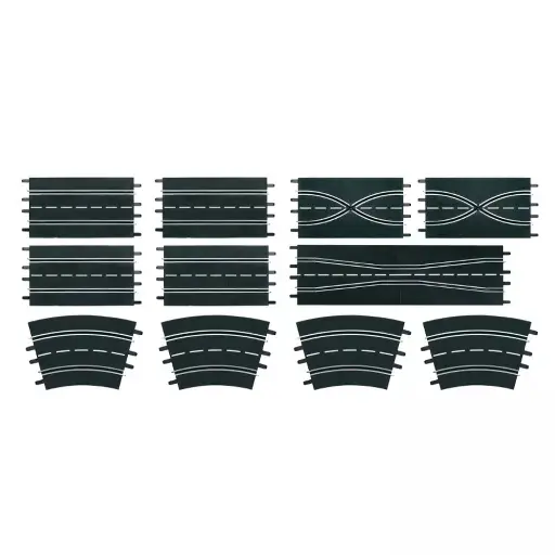 [CA26956] Coffret de 12 voies - Kit d'extension 3 - Carrera 26956 - 1/24
