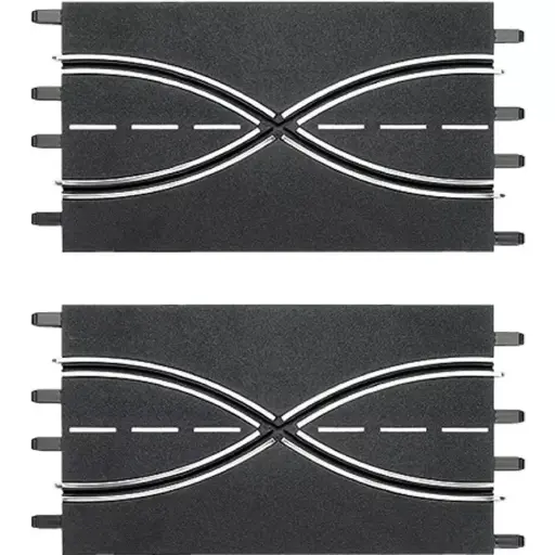 [CA20517] 2 Changements de voies - Carrera 20517 - 1/24