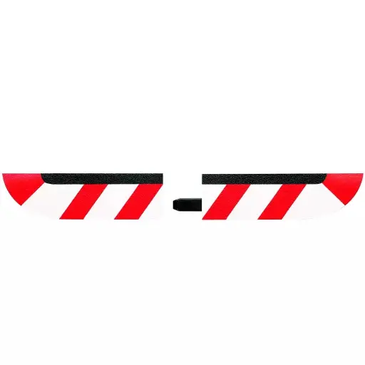 [CA20599] 4 Fins de bordures intérieures courbe relevé - Carrera 20599 - 1/24