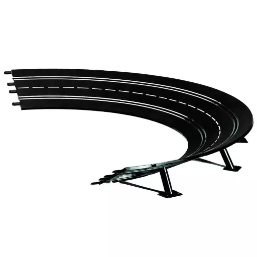 [CA20575] 6 Virages relevés 2/30° avec appuis - Carrera 20575 - 1/24