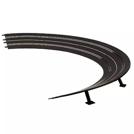 [CA20576] 6 Virages relevés 3/30° avec appuis - Carrera 20576 - 1/24