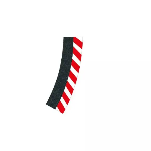 [CA20565] 6 Bordures extérieures courbées relevées radius 2 30° - Carrera 20565 - 1/24