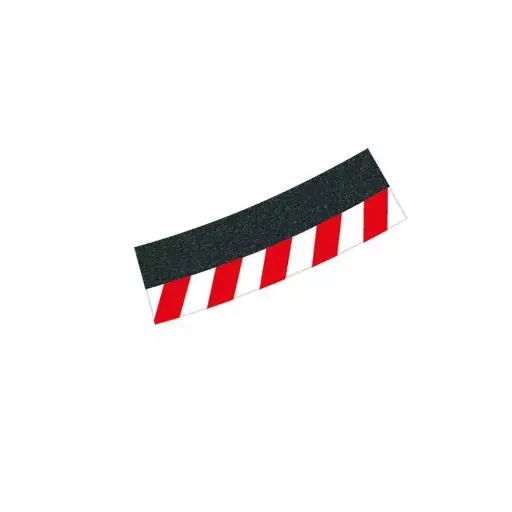 [CA20580] 12 Bordures extérieures courbe relevé radius 4 15° - Carrera 20580 - 1/24
