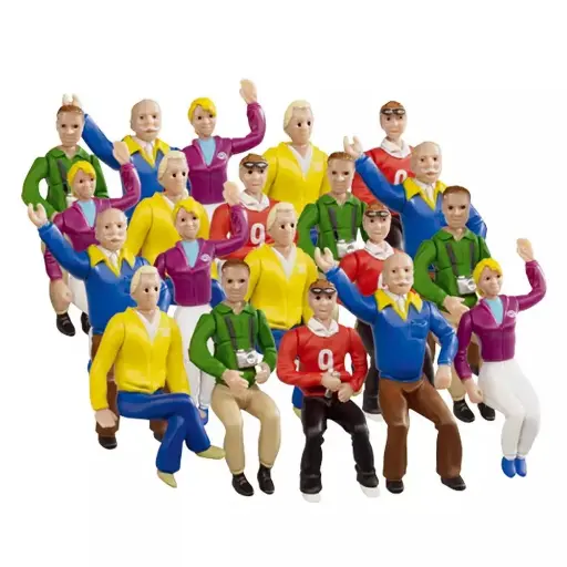 [CA21129] Set de 20 figurines pour tribune - Carrera 21129 - I 1/32