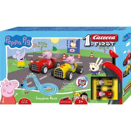[CA63044] Coffret Peppa Pig caisses à savon - Carrera First 63044 - Analogique
