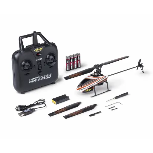 [CA500507170] Hélicoptère Tyrann Single Blade 320 - 2.4G 100% RTF ORA - Carson 500507170
