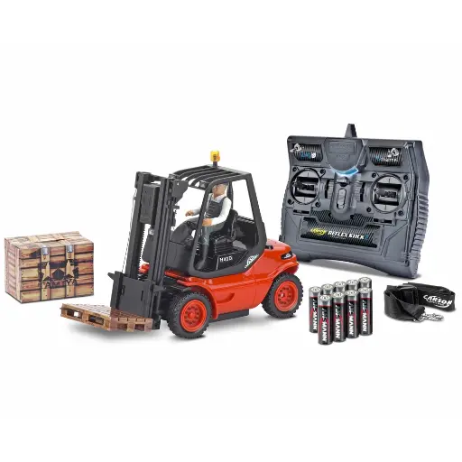 [CA500907093] Chariot élévateur Linde H 40 D 100% RTR - Carson 500907093 - 1/14