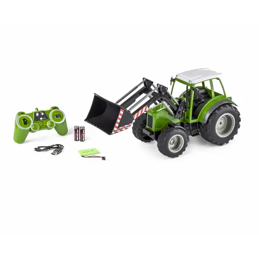 [CA500907347] Tracteur avec Chargeur Frontal RC - 2.4G 100% - Carson 500907347 - 1/16