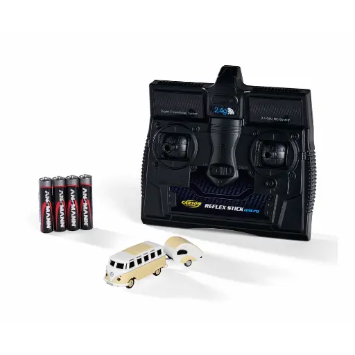 [CA500504164] VW T1 SambaBus + remorque 2.4GHz 100 - Carson 500504164 - HO 1/87
