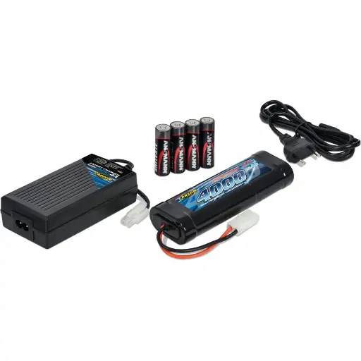 [CA500607013] Chargeur Expert NiMH Compact 4A + batterie NiMH 4000 mAh- Carson 500607013
