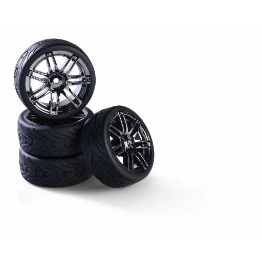 [CA500900175] Jeu de 4 roues fumée 14 rayons - Carson 500900175 - 1/10