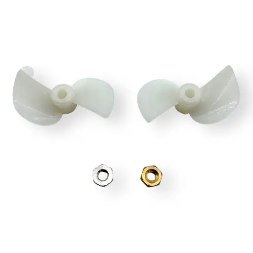 [CA9909000000040] 2 hélices de 2 pales pour bateau - Carson 9909000000040