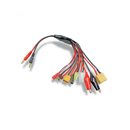 [CA500906306] Câble multi-chargeur 8 en 1, prise 4 mm - Carson 500906306