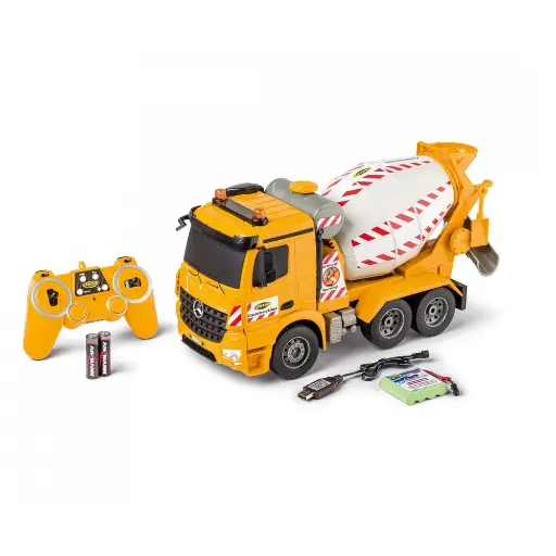 [CA500907667] Camion Mercedes-Benz Arocs Bétonnière 100% RTR - Carson 500907667 - 1/20