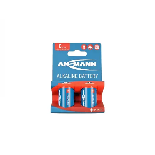 [CA500609046] Lot de 2 piles Alkaline 1,5 V Baby/C/LR14 - Carson 500609046 - 1/10