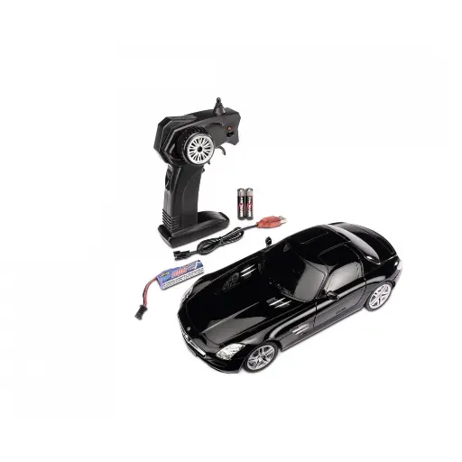 [CA500404310] Mercedes Benz SLS AMG 2.4G 100% RTR noir - Carson 500404310 - 1/24