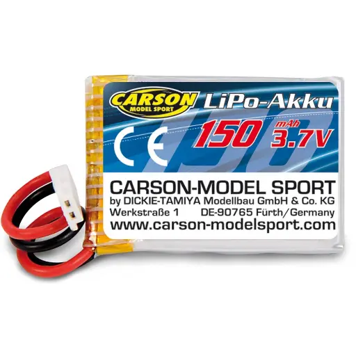 [CA500608298] Batterie LiPo 150mAh 3,7V pour Easy Skydreamer - Carson 500608298