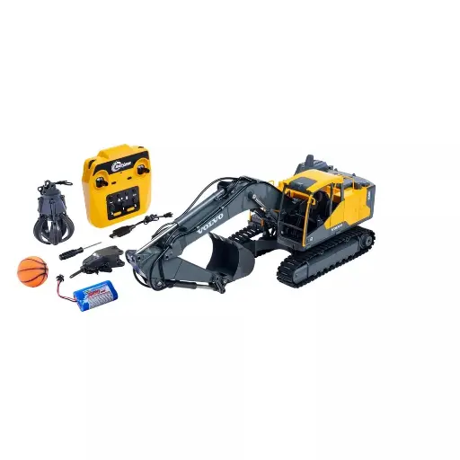 [CA500907694] Carson Volvo EC160E Pelle Crawler Métal 100% RTR - Carson 500907694 - 1/16