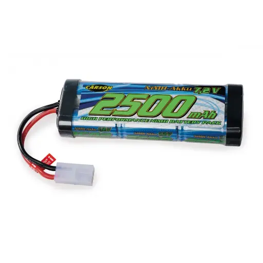 [CA500608222] Batterie NiMH 7,2V 2500mAh Race avec connecteur Tamiya - CARSON 500608222