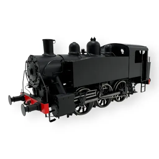 [CH030-07] Locomotive à vapeur 030 TU noire sans marquage - Chrezo 030-07 - 0 1/43 - SNCF - Analogique - EP. III