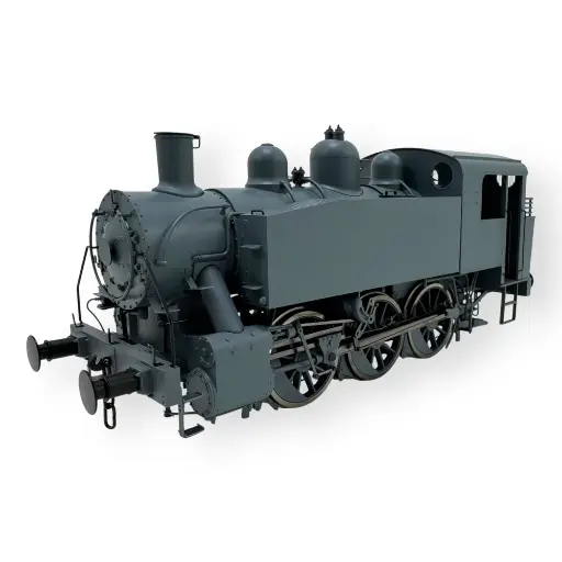 [CH030-01] Locomotive à vapeur 030 TU grise sans marquage - Chrezo 030-01 - 0 1/43 - SNCF - Analogique - EP. III