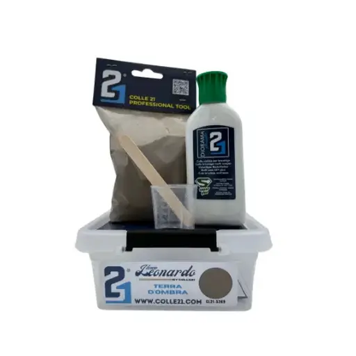 [CO198] Terre à décor LINEA LEONARDO - Colle21 - "Terra D'ombra"