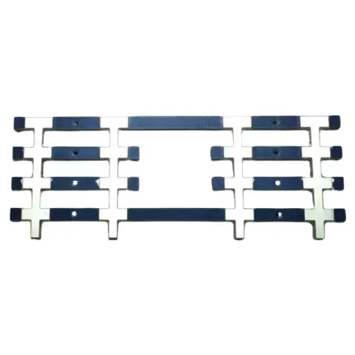 [RMDV-N-25-PECO-2] 2 Raccords de module voie double - Distrimodel RMDV-N-25-PECO-2 - N 1/160ème