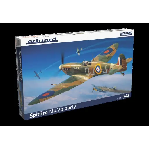 [ED84198] Avion de combat britannique - Spitfire Mk.Vb - Eduard Plastic Kits 84198 - 1/48