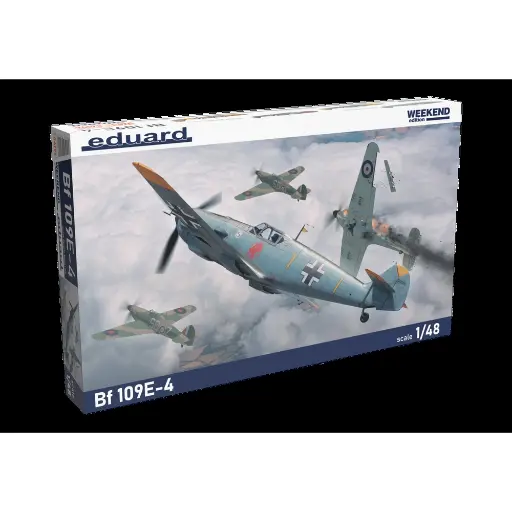 [ED84196] Avion de combat Allemand - BF109E-4 - Eduard Plastic Kits 84196 - 1/48
