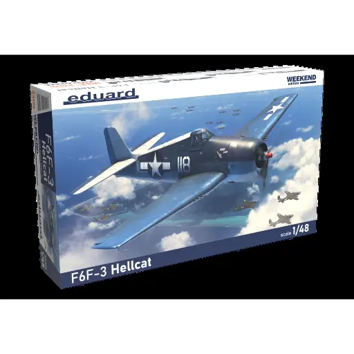 [ED84194] Avion de combat Naval US - F6F-3 - Eduard Plastic Kits 84194 - 1/48