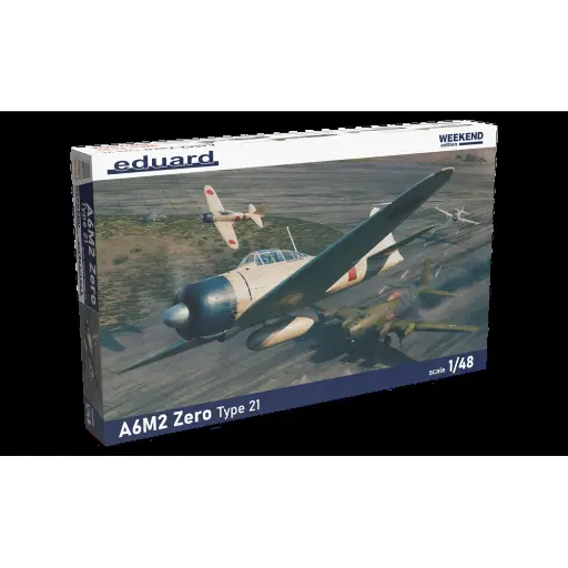 [ED84189] Avion de combat Naval Japonais - A6M2 Zéro Type 21 - Eduard Plastic Kits 84189 - 1/48