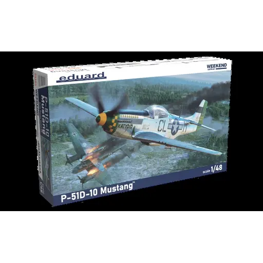 [ED84184] Chasseur Américain - P51D-10 Mustang - Eduard Plastic Kits 84184 - 1/48