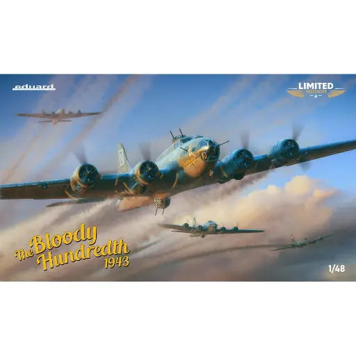 [ED11183] The bloody hundredth B-17F, 1943, édition limitée - Eduard Plastic Kits 11183 - 1/48