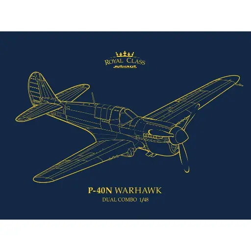 [EDR0025] Avion P-40N Warhawk Royal Class Dual Combo - Eduard Plastic Kits 0025 - 1/48
