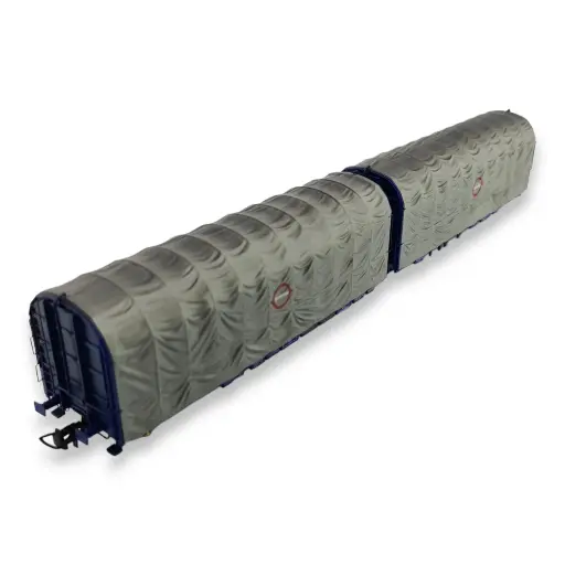 [ELHE6042] Wagons bâché double Electrotren HE6042 - HO 1/87 - SNCF - EP IV