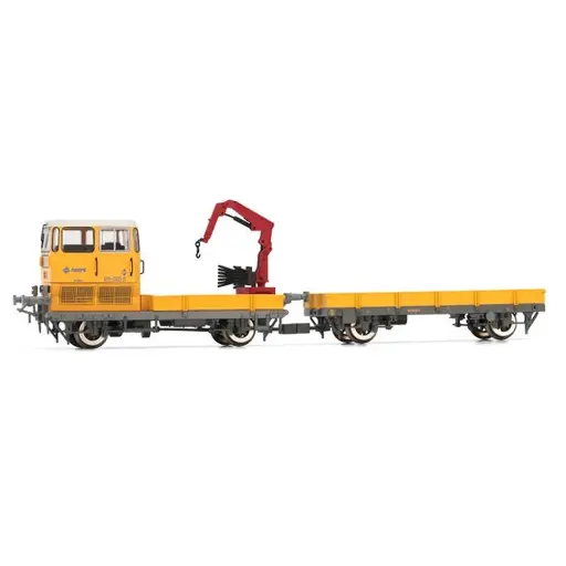 [ELHE2008S] Draisine diesel KLV 53 avec wagon "entretien" - Electrotren HE2008S - HO 1/87 - RENFE - Ep IV - Digital sound - 2R
