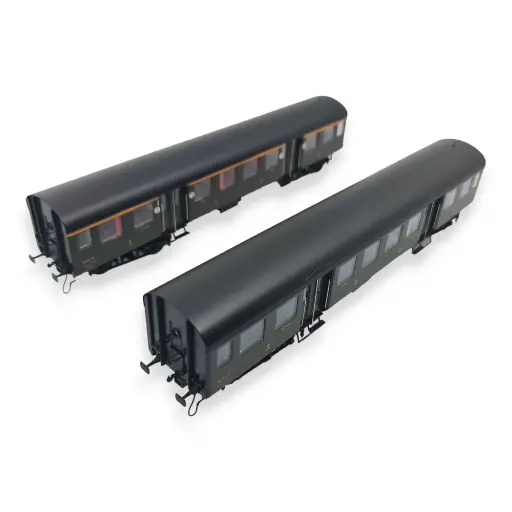 [EP41.33.04] Set 2 voitures voyageurs - EPM 41.33.04 - HO 1/87 - SNCF