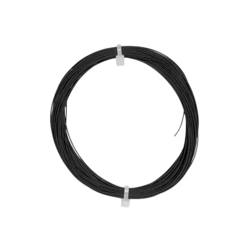 [ES51942] Câble souple 0,5 mm de section, 10 mètres de longueur - couleur noire - Esu 51942