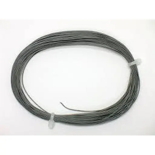 [ES51946] Câble souple 0,5 mm de section, 10 mètres de longueur - couleur grise