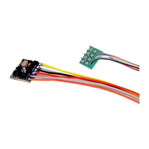 [ES59110] Décodeur digital de fonction micro LokPilot V5 FX, DCC/MM/SX, 8 broches, NEM652 - Esu 59110