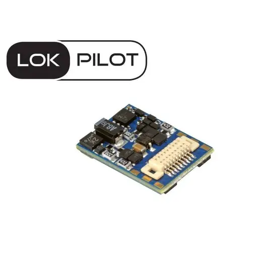 [ES59128] Décodeur de fonction LokPilot 5 Fx micro DCC Next18 NEM662 ESU 59128 -N-HO