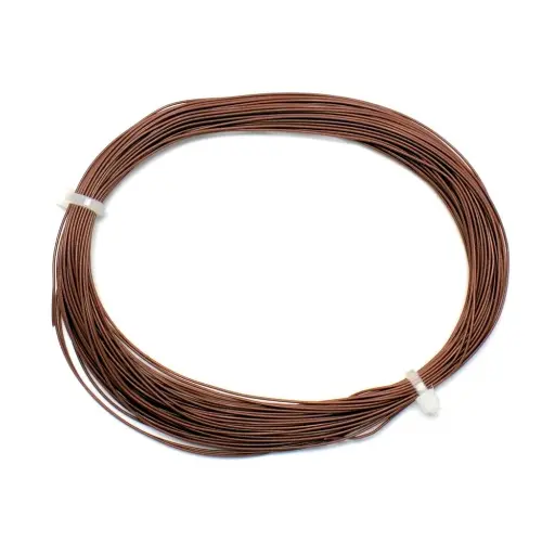 [ES51948] Câble flexible 0,5 mm de section - Esu 51948 - 10 mètres de longueur - marron
